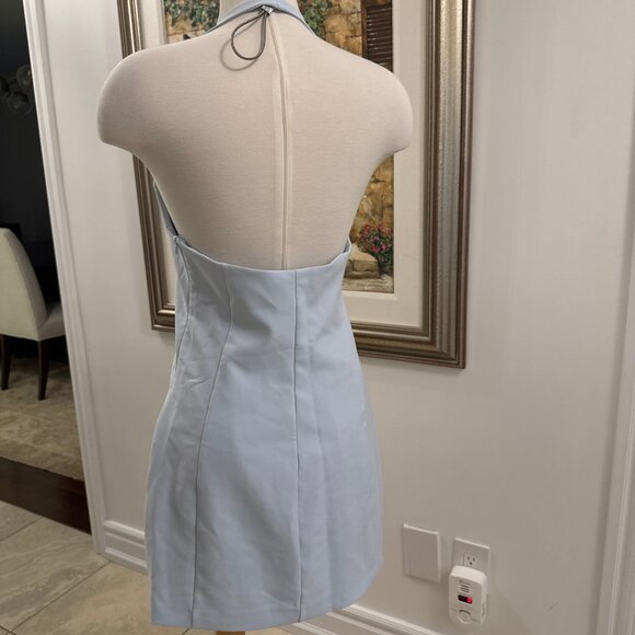 light blue halter dress - Picture 2 of 3